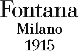 FONTANA MILANO 1915