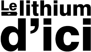 LE LITHIUM D'ICI