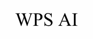 WPS AI