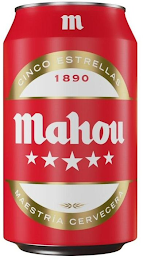 M CINCO ESTRELLAS 1890 MAHOU MAESTRÍA CERVECERA