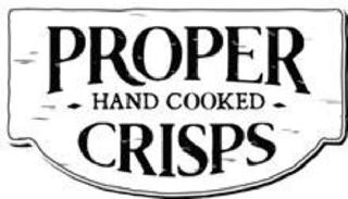 PROPER HAND COOKED CRISPS