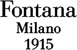 FONTANA MILANO 1915