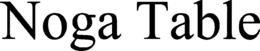 NOGA TABLE