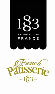 1883 MAISON ROUTIN FRANCE FRENCH PâTISSERIE 1883