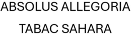 ABSOLUS ALLEGORIA TABAC SAHARA