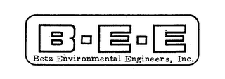 B-E-E BETZ ENVIRONMENTAL ENGINEERS, INC