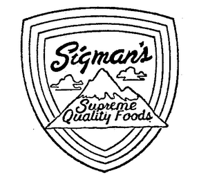 SIGMAN'S SUPREME QUALITY FOODS