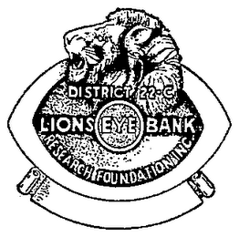 LIONS EYE BANK (PLUS OTHER NOTATIONS)