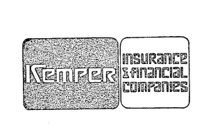 KEMPER INSURANCE & FINANCIAL COMPANIES