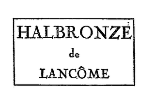 HALBRONZE DE LANCOME