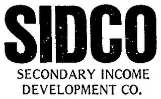 SIDCO SECONDARY INCOME DEVELOPMENT CO.