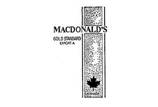 MACDONALD'S GOLD STANDARD EXPORT A