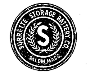 S SURRETTE STORAGE BATTERY CO.