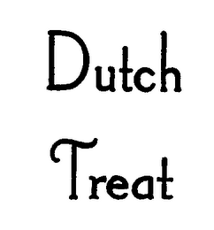 DUTCH TREAT