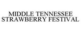 MIDDLE TENNESSEE STRAWBERRY FESTIVAL