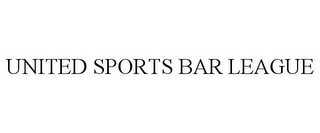 UNITED SPORTS BAR LEAGUE