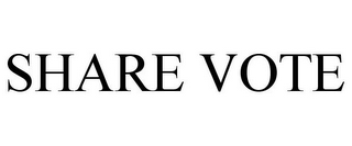 SHARE VOTE