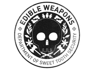 EDIBLE WEAPONS DEPARTMENT OF SWEET TOOTH SECURITY