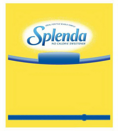 IDEAL FOR THE WHOLE FAMILY SPLENDA NO CALORIE SWEETENER