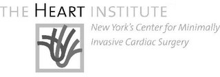 THE HEART INSTITUTE NEW YORK'S CENTER FOR MINIMALLY INVASIVE CARDIAC SURGERY