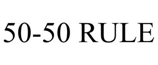 50-50 RULE