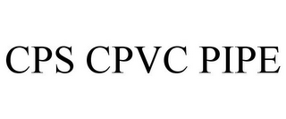 CPS CPVC PIPE