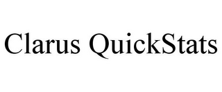 CLARUS QUICKSTATS