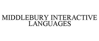 MIDDLEBURY INTERACTIVE LANGUAGES