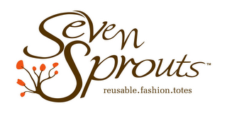 SEVEN SPROUTS REUSABLE. FASHION.TOTES