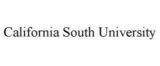 CALIFORNIA SOUTH UNIVERSITY