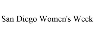 SAN DIEGO WOMEN'S WEEK