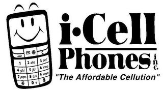 I·CELL PHONES INC. "THE AFFORDABLE CELLUTION" 1 2 3 4 5 6 7 8 9 0 # * C ABC DEF GHI JKL MNO PQRS TUV WXYZ +