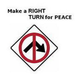 MAKE A RIGHT TURN FOR PEACE