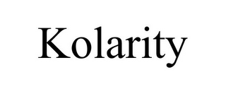 KOLARITY