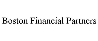 BOSTON FINANCIAL PARTNERS