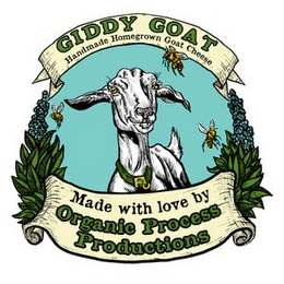 GIDDY GOAT HANDMADE HOMEGROWN GOAT CHEESE MADE WITH LOVE BY ORGANIC PROCESS PRODUCTIONS