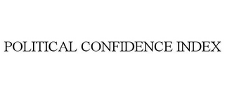 POLITICAL CONFIDENCE INDEX