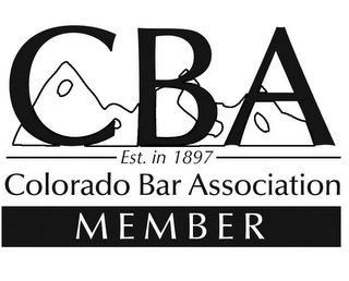 CBA EST. IN 1897 COLORADO BAR ASSOCIATION MEMBER