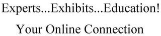 EXPERTS...EXHIBITS...EDUCATION! YOUR ONLINE CONNECTION