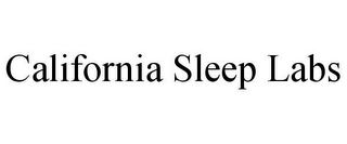 CALIFORNIA SLEEP LABS