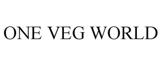 ONE VEG WORLD