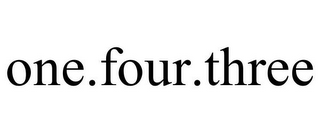 ONE.FOUR.THREE