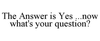 THE ANSWER IS YES ...NOW WHAT'S YOUR QUESTION?