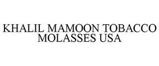 KHALIL MAMOON TOBACCO MOLASSES USA