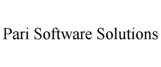 PARI SOFTWARE SOLUTIONS