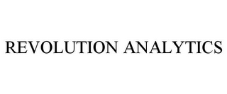 REVOLUTION ANALYTICS