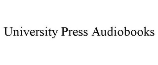 UNIVERSITY PRESS AUDIOBOOKS