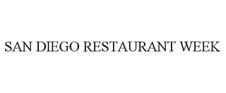 SAN DIEGO RESTAURANT WEEK