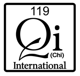 119 QI (CHI) INTERNATIONAL