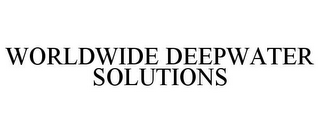 WORLDWIDE DEEPWATER SOLUTIONS